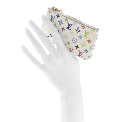 Louis Vuitton LV X TM Monogram Multicolor Key Pouch White 2 of 8