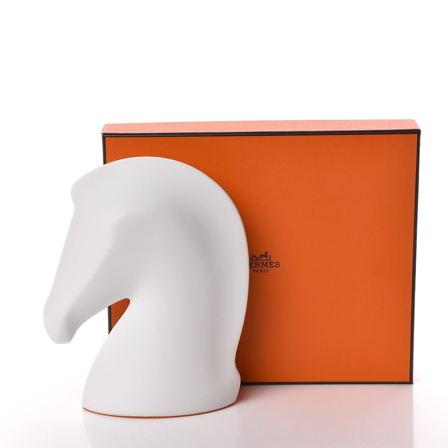 Porcelain Samarcande Paperweight Biscuit Orange