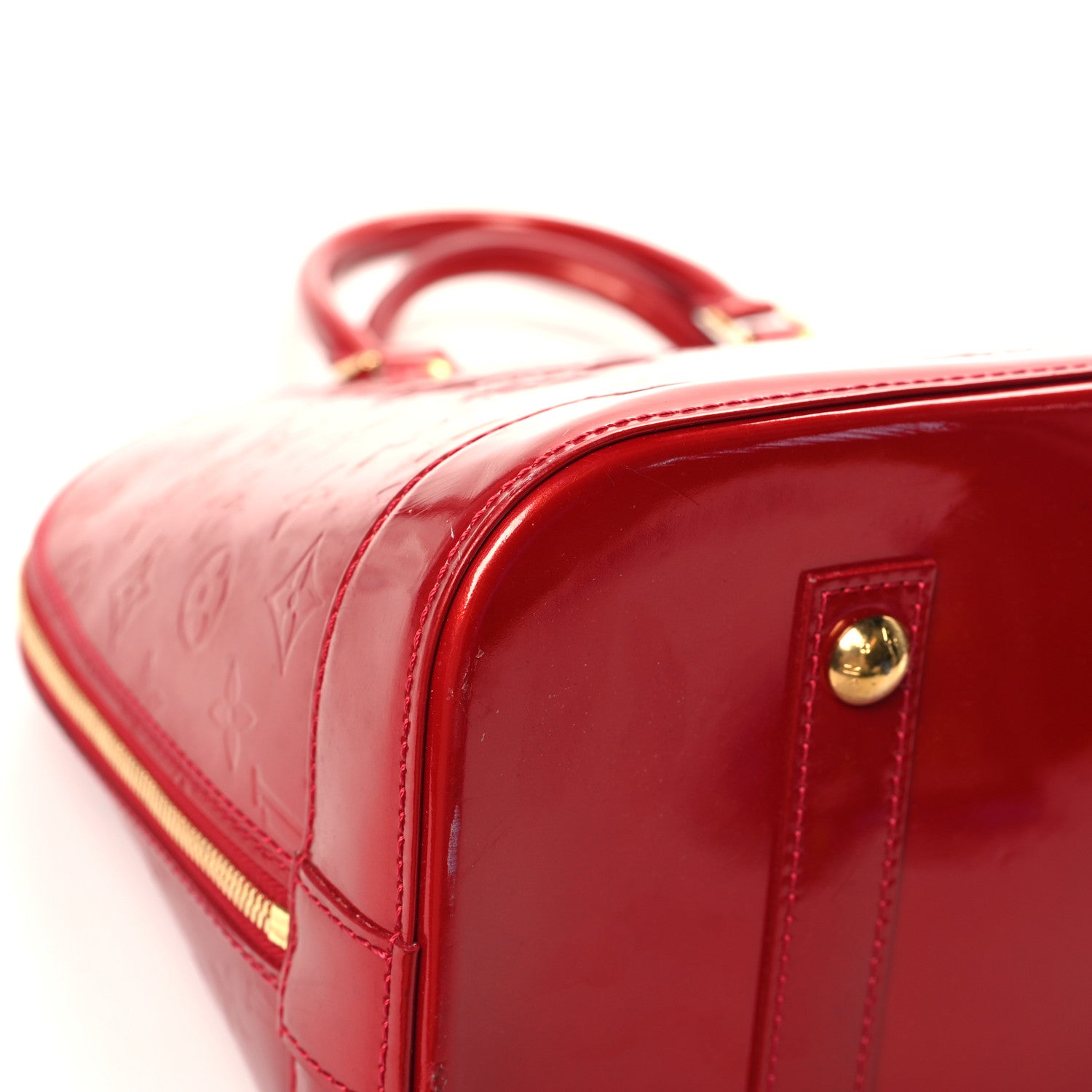 Louis Vuitton Vernis Alma GM Pomme D'Amour 10 of 12