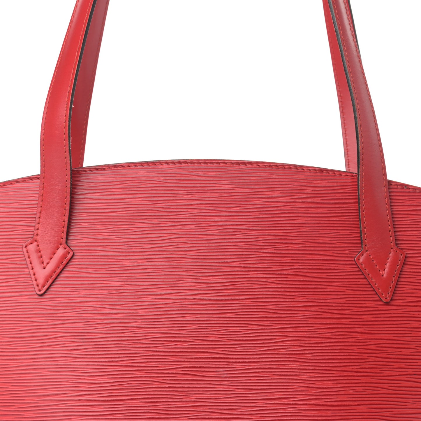 Epi Saint Jacques PM Long Straps Red