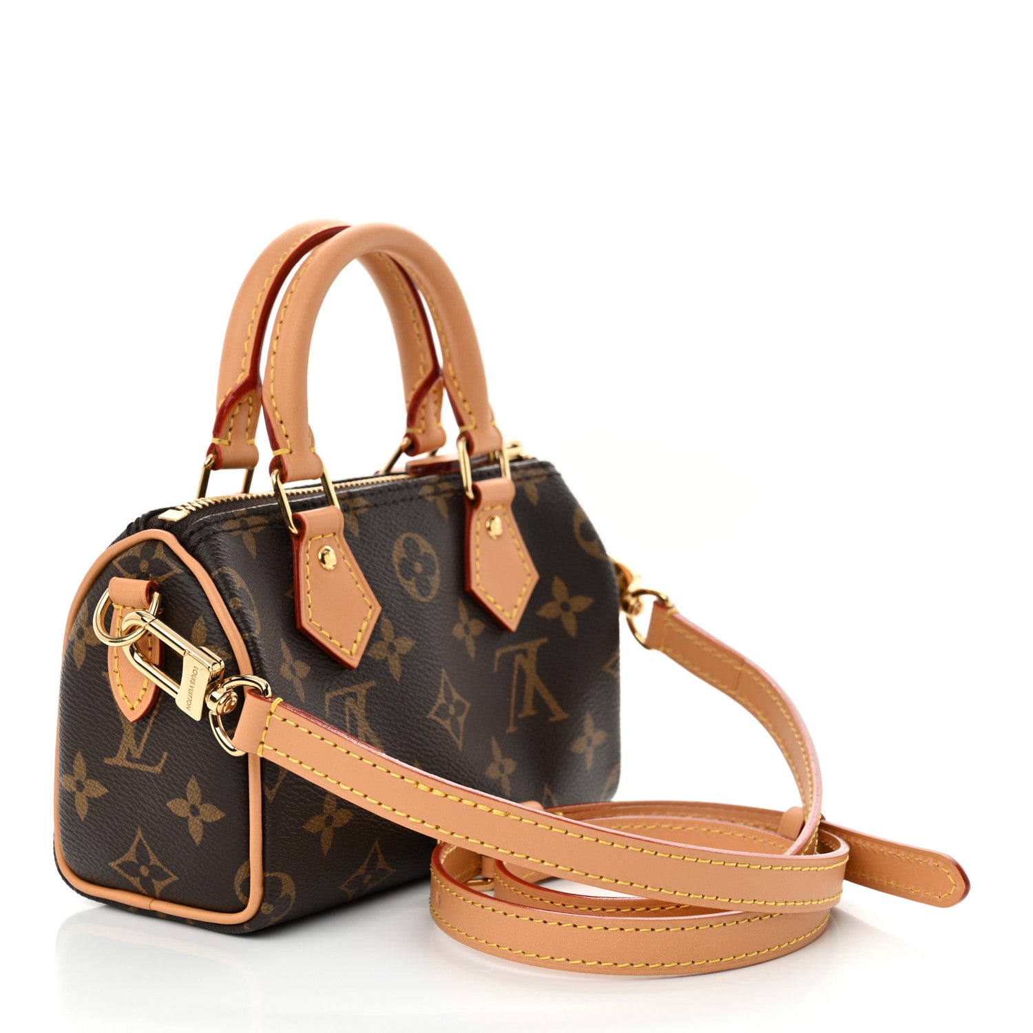Louis Vuitton Monogram Nano Speedy Bandouliere 3 of 11