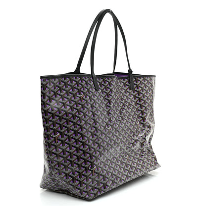 Goyard Goyardine Saint Louis Claire Voie GM Black Purple 4 of 11