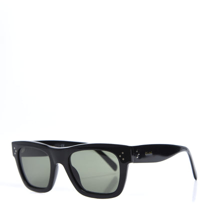 Celine Acetate Sunglasses CL 400091 Black 1 of 8