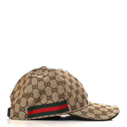 Gucci Monogram Web Baseball Hat XL Beige Cocoa 4 of 9