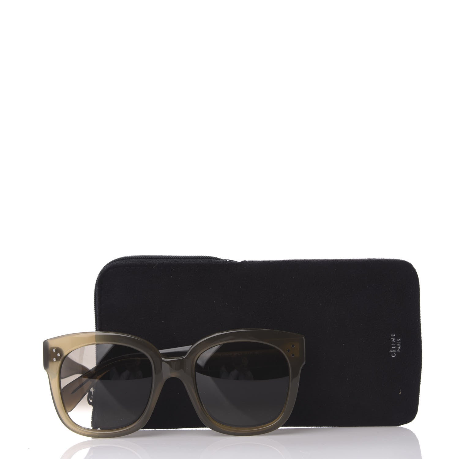 Celine Acetate New Audrey Sunglasses CL 41805/S Green 7 of 7