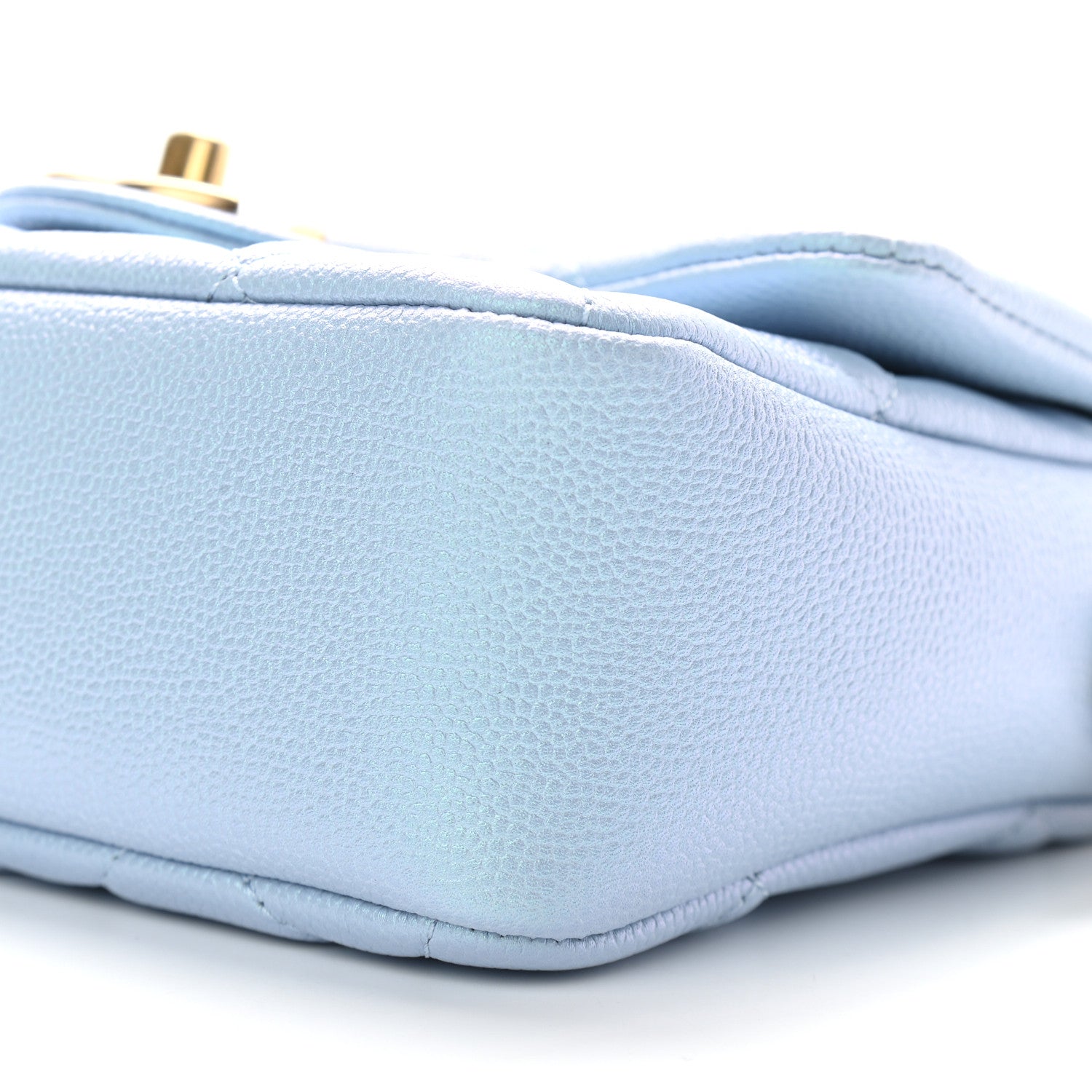 Chanel Iridescent Caviar Quilted Mini My Perfect Flap Light Blue 9 of 9