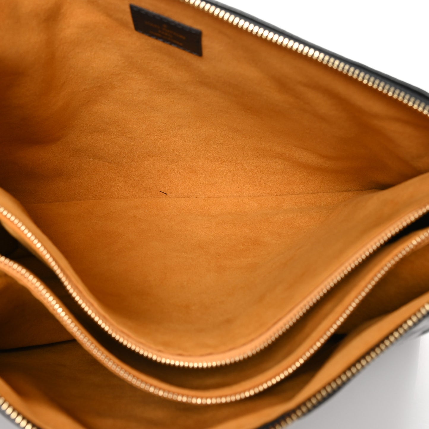 Lambskin Embossed Monogram Coussin MM Black