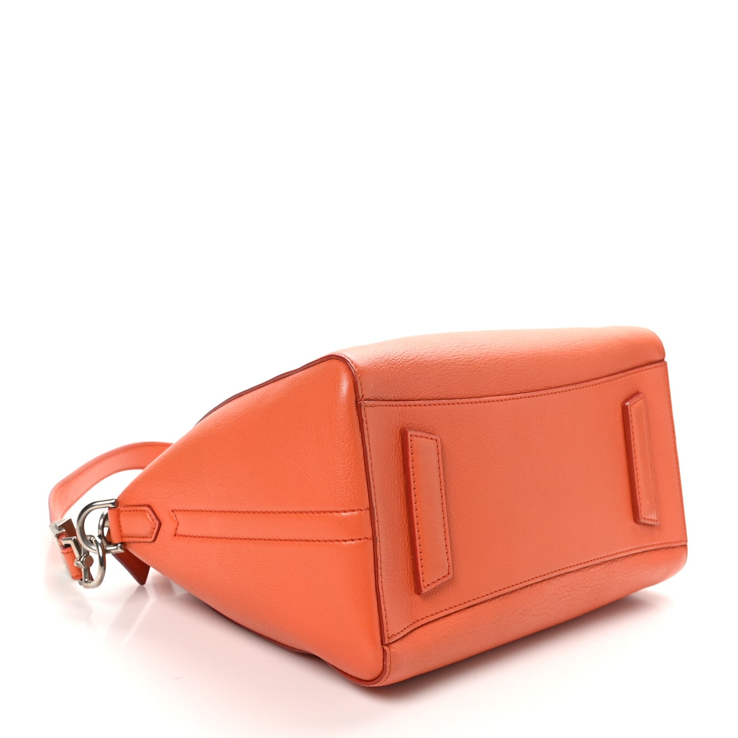 Sugar Goatskin Mini Antigona Burnt Orange