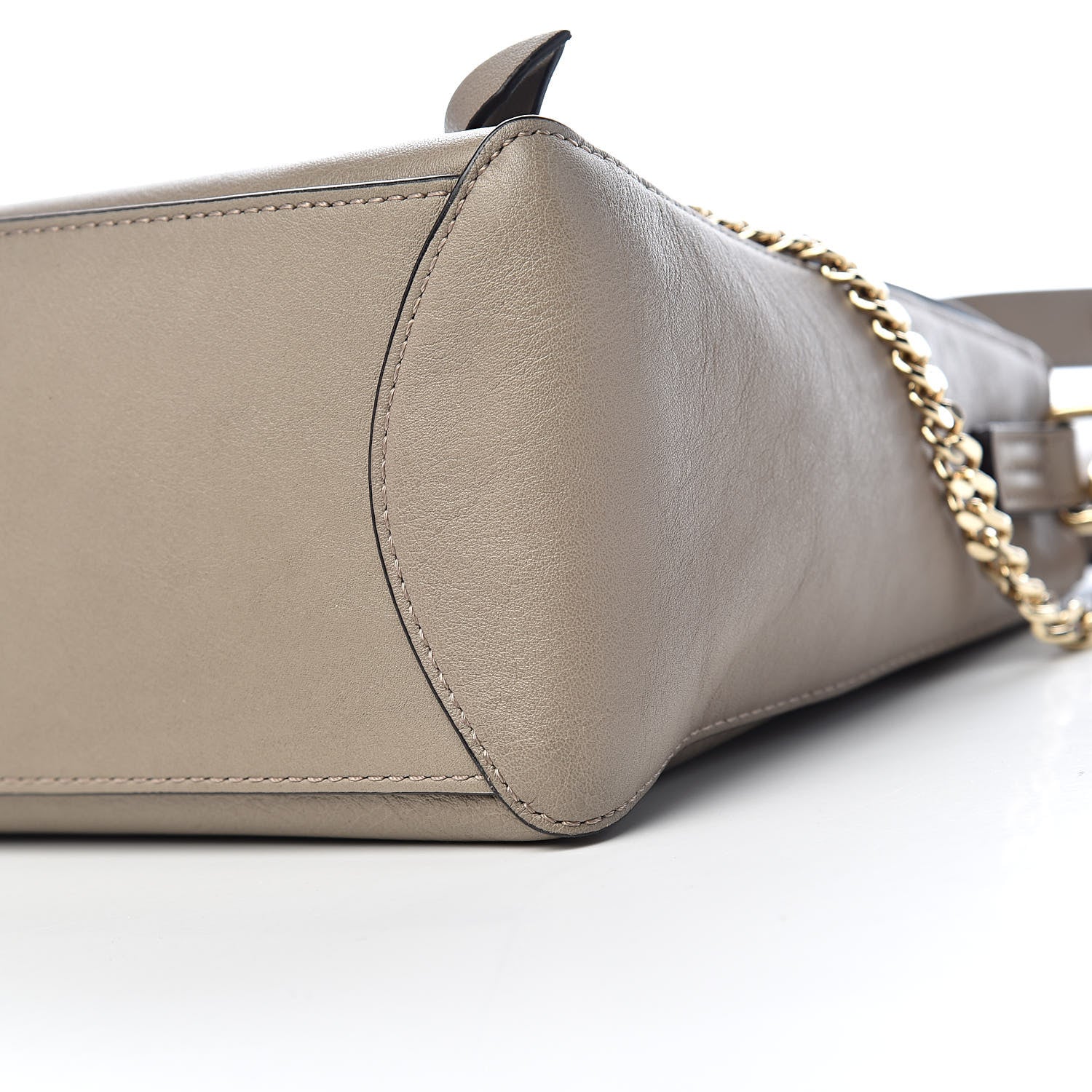 Chloe Calfskin Small Faye Day Shoulder Bag Motty Grey 9 of 10