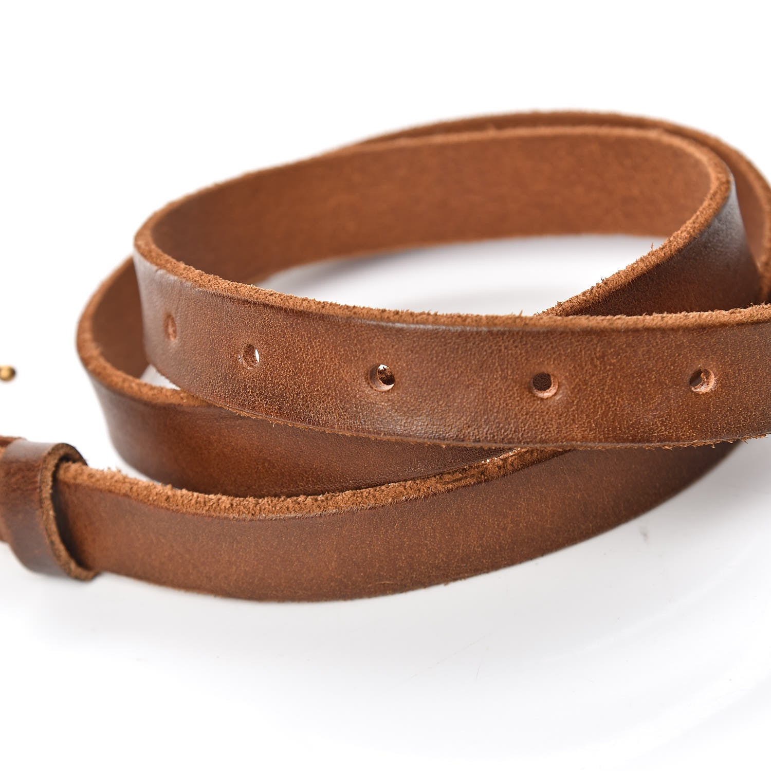 Gucci Faded Calfskin Double G 20mm Belt 85 34 Cuir 6 of 7