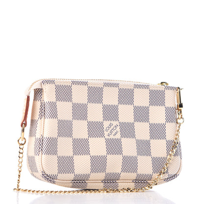 Louis Vuitton Damier Azur Mini Pochette Accessories 3 of 7
