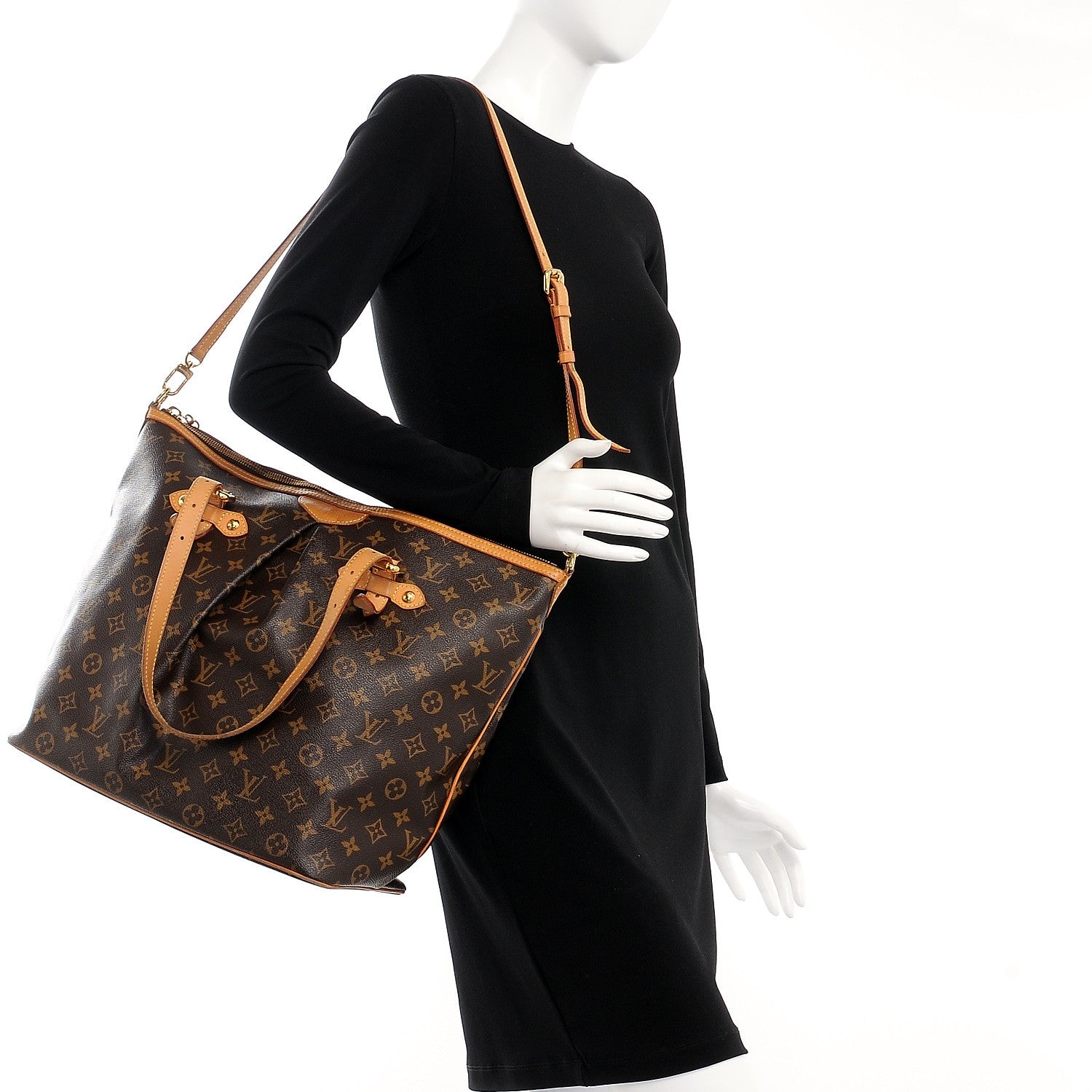 Louis Vuitton Monogram Palermo GM 3 of 18
