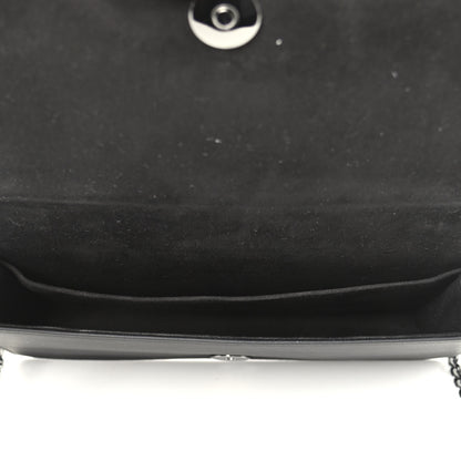 Christian Dior Ultra Matte Calfskin Cannage Lady Dior Clutch Black 6 of 11