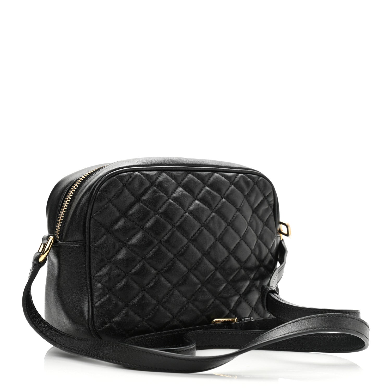 Dolce & Gabbana Lambskin Quilted Applique Camera Bag Black 3 of 10