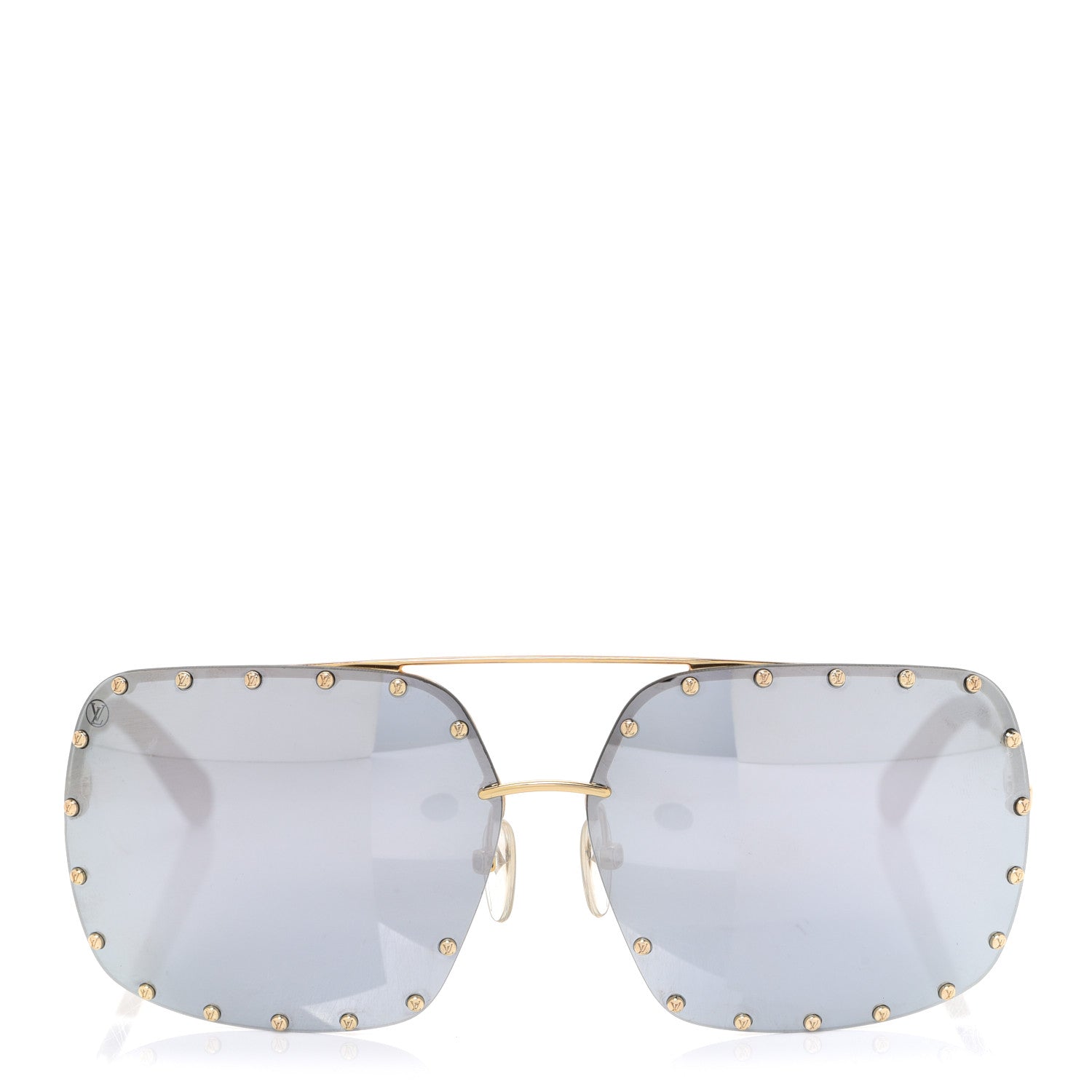 Louis Vuitton Square Sunglasses Z3407U Blue 2 of 9