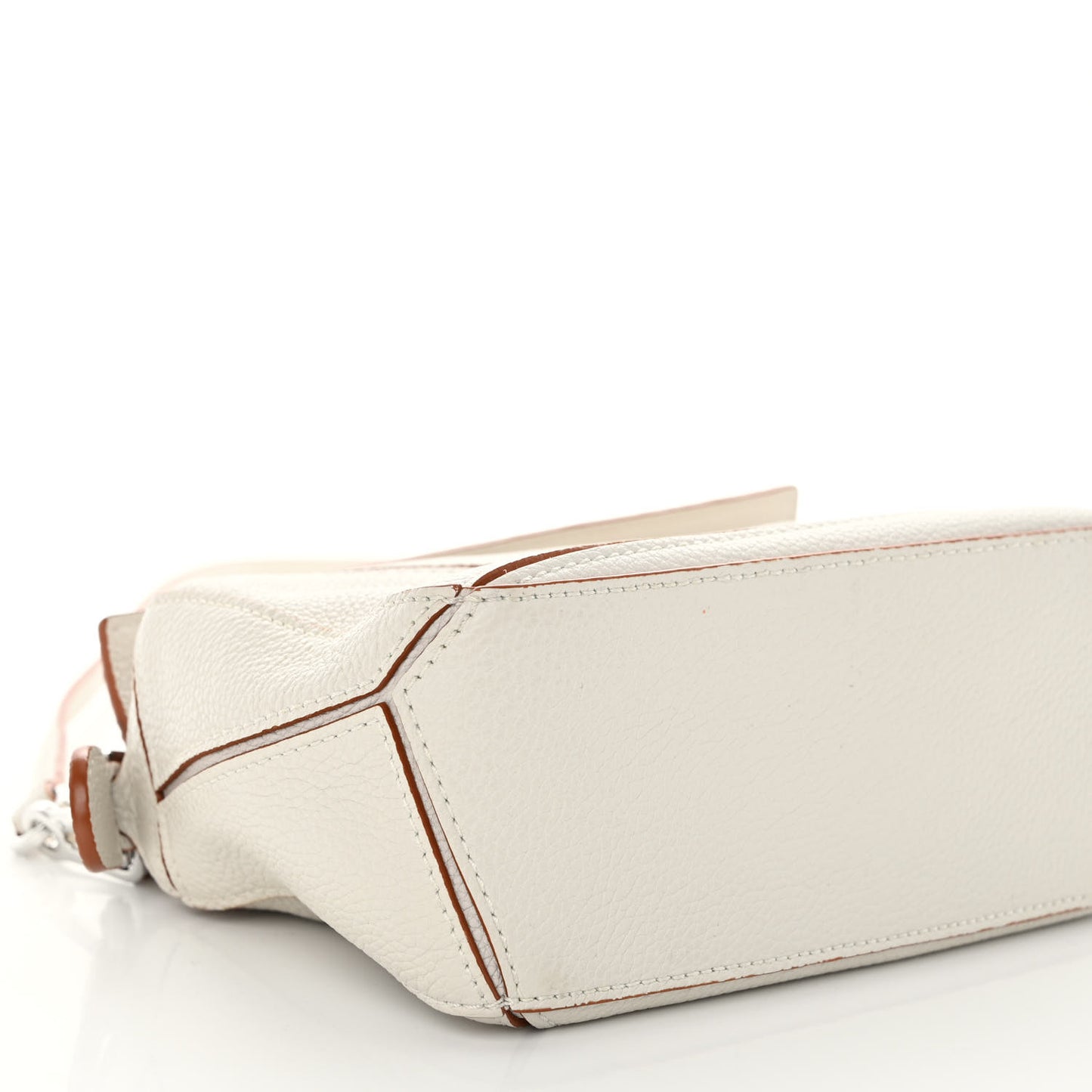 Calfskin Mini Puzzle Bag Soft White