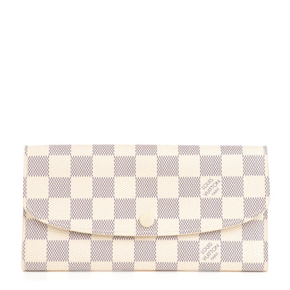 Louis Vuitton Damier Azur Emilie Wallet 1 of 7