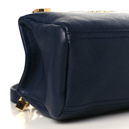 Givenchy Sugar Goatskin Mini Pandora Navy 9 of 9