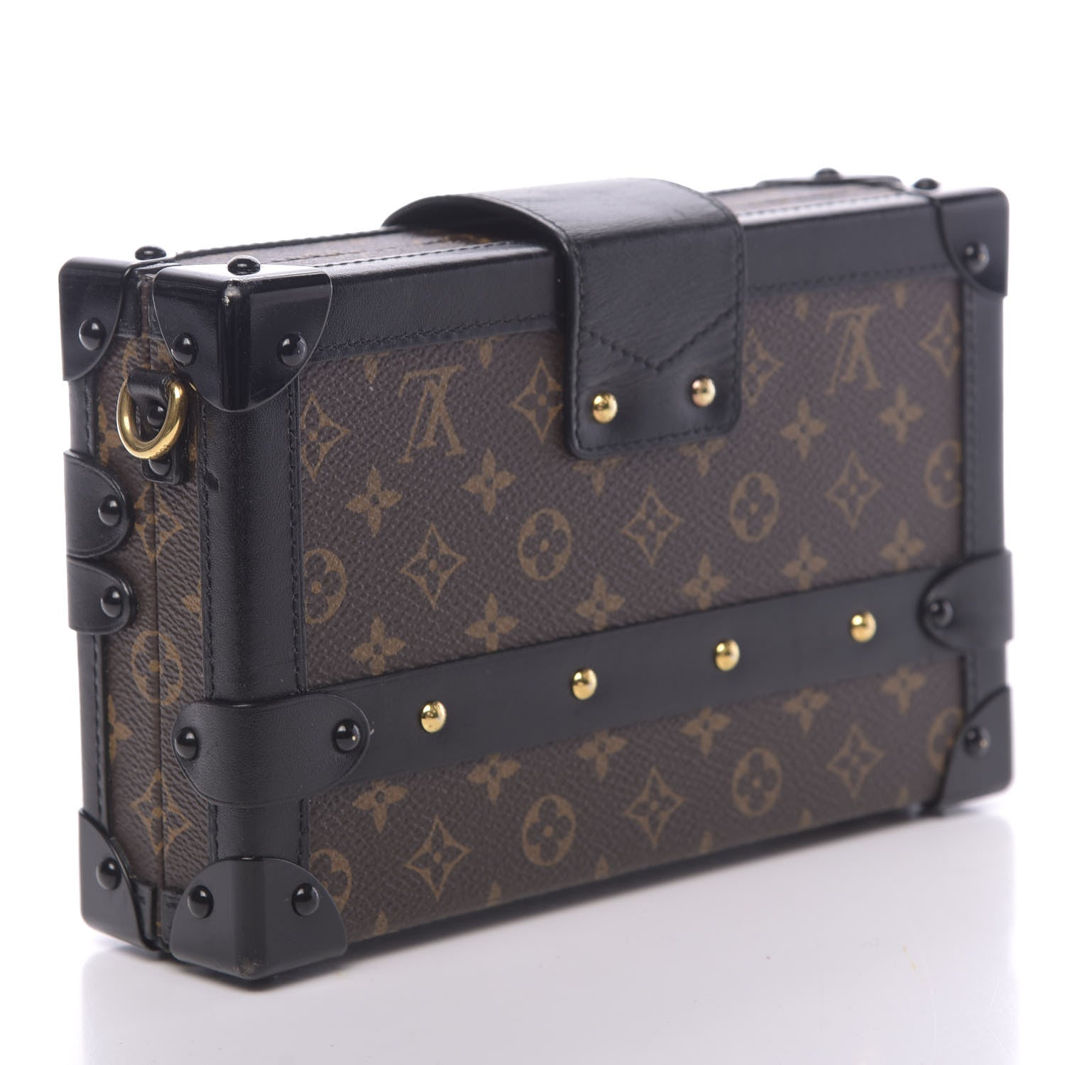 Louis Vuitton Monogram Petite Malle Black 3 of 9