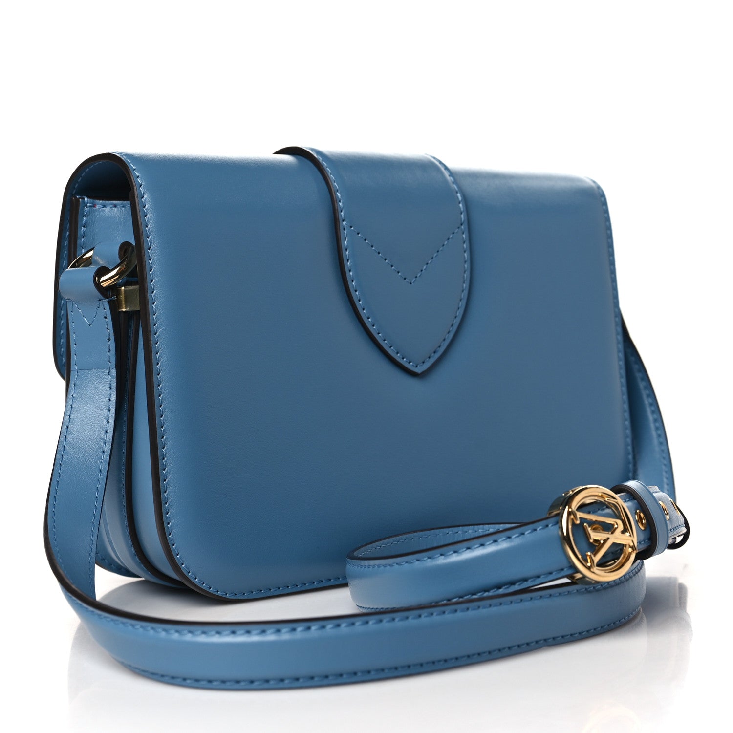 Louis Vuitton Smooth Calfskin LV Pont 9 Bleu Orage 3 of 8
