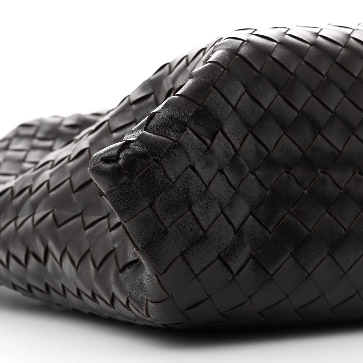 Bottega Veneta Calfskin Intrecciato Large Hop Fondant 9 of 11