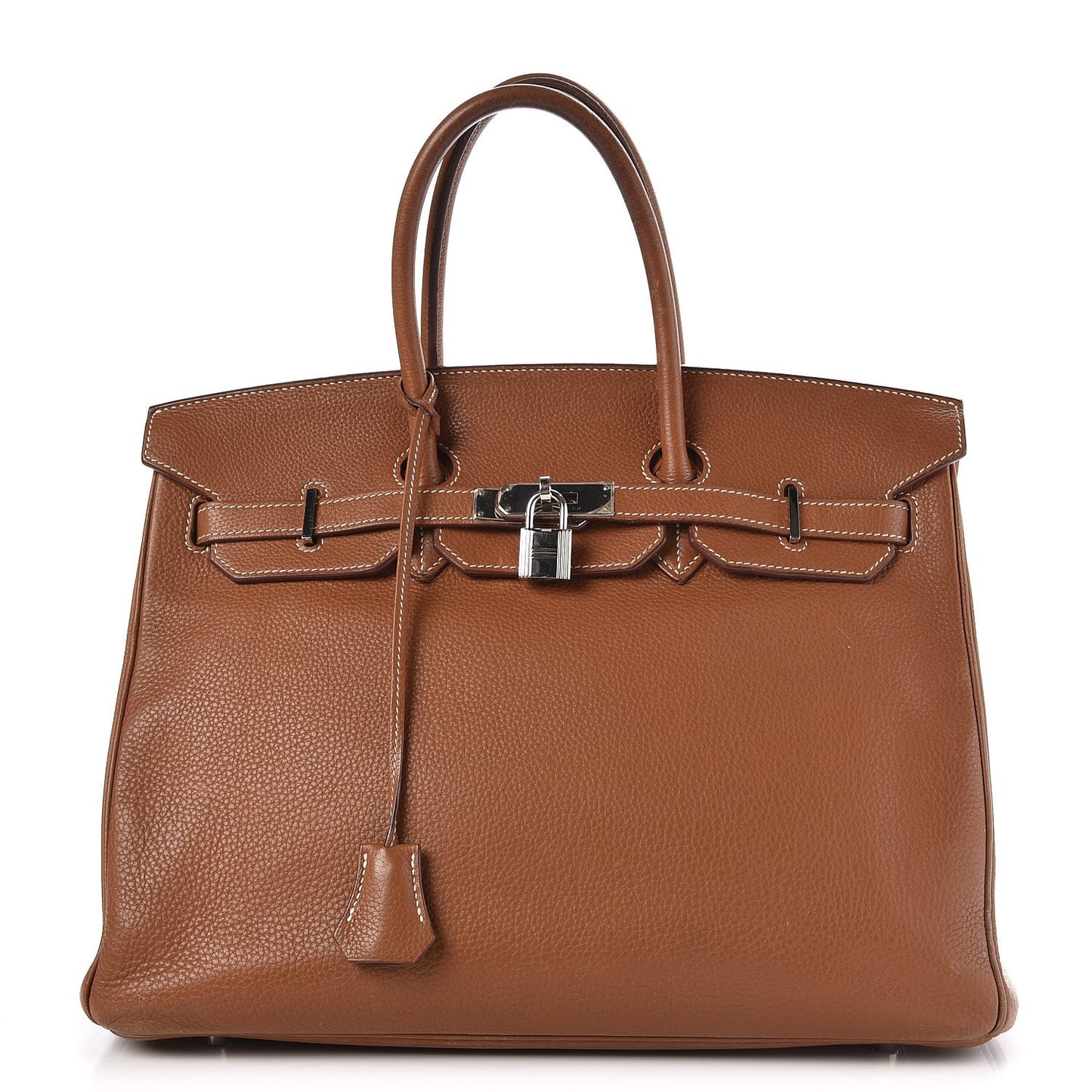 Taurillon Clemence Birkin 35 Gold