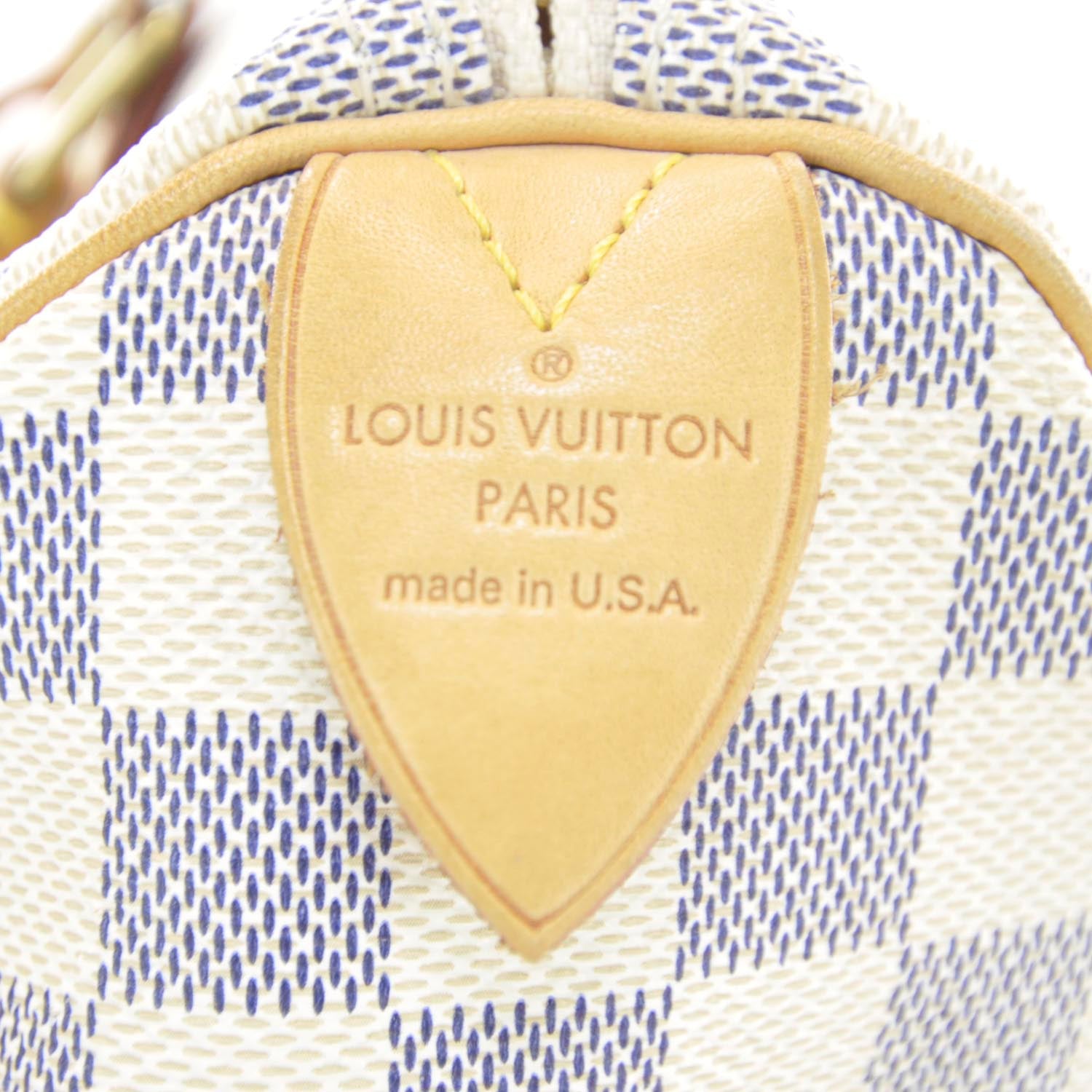 Louis Vuitton Damier Azur Speedy 30 8 of 9