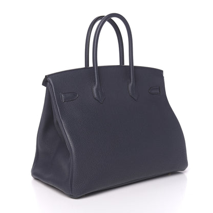 Hermes Togo Birkin 35 Bleu Nuit 3 of 40