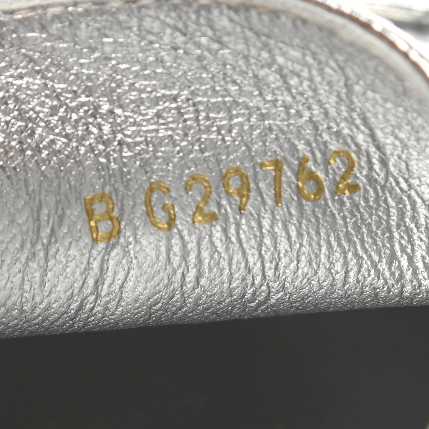 Laminated Goatskin CC Espadrilles 38 Silver