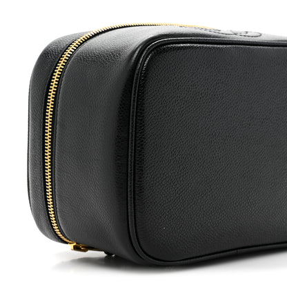 Chanel Caviar Vanity Cosmetic Case Black 9 of 9