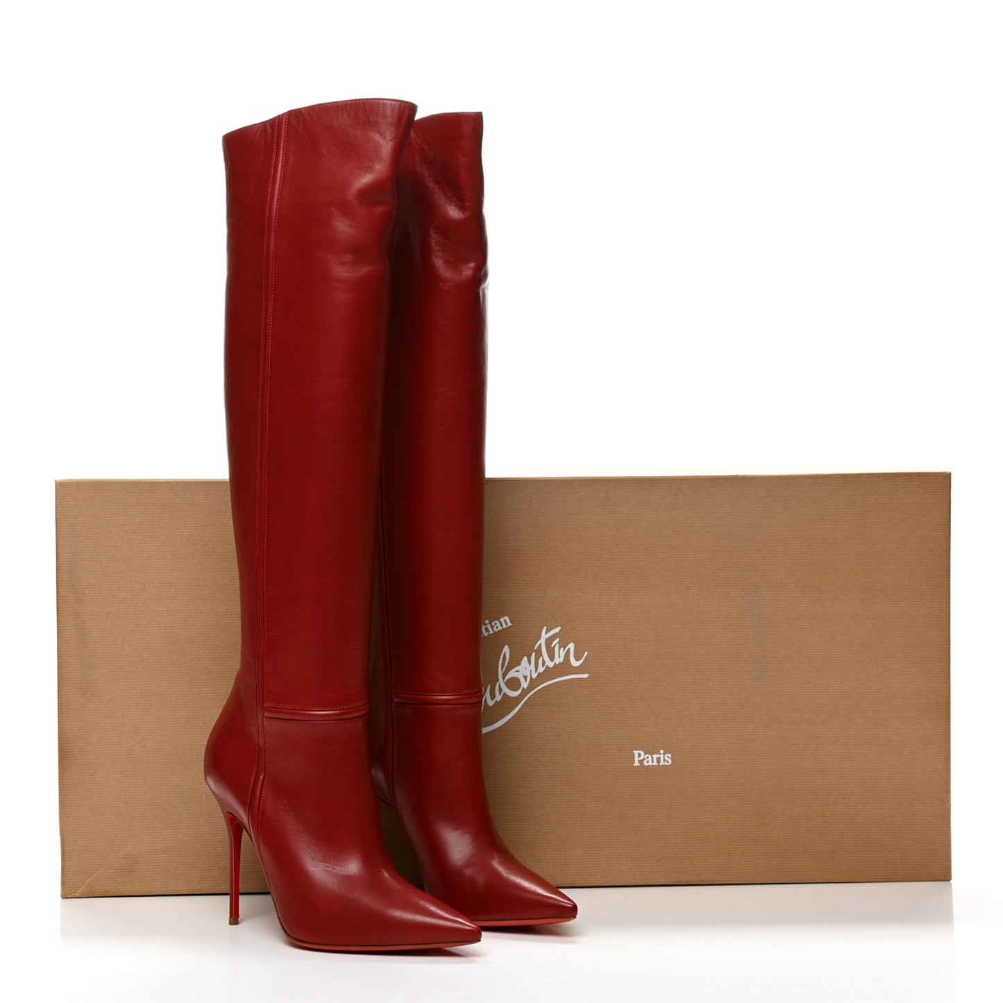 Nappa Armurabotta 100 Over The Knee Boots 39 Red