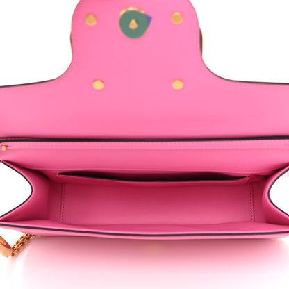 Valentino Garavani Calfskin Vlogo Loco Shoulder Bag Feminine Pink 5 of 9