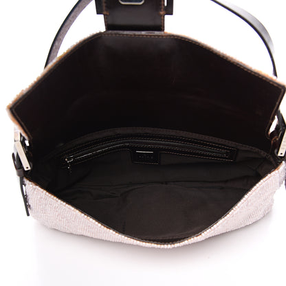Fendi Beaded Baguette Pale Pink 4 of 15