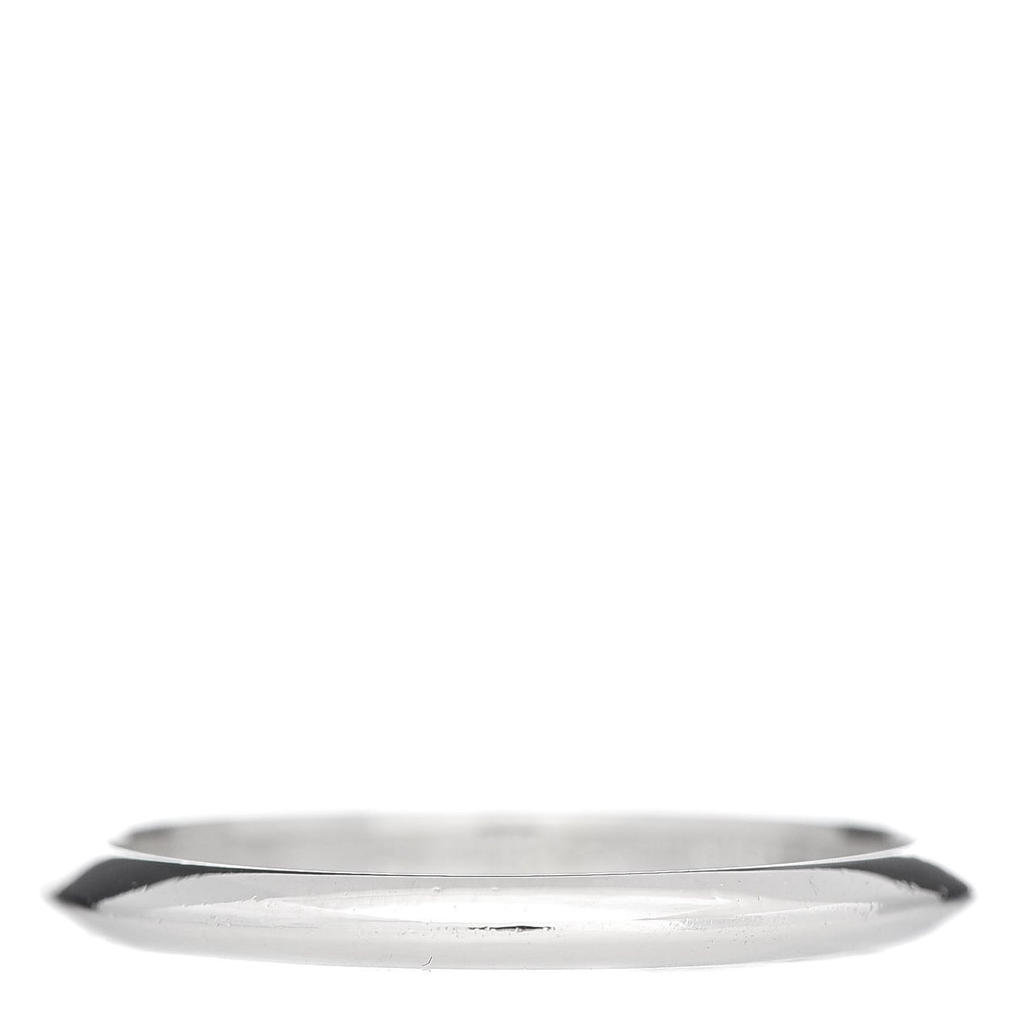 Platinum 2mm Knife Edge Wedding Band Ring 52 6