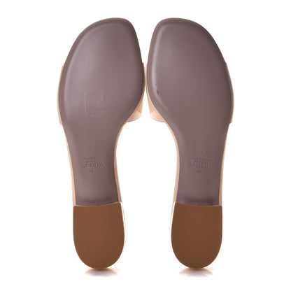 Valentino Garavani Patent VLogo Slides 39 Light Beige 6 of 10