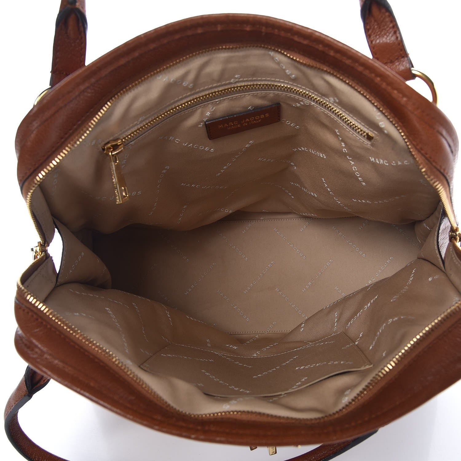 Marc Jacobs Goatskin Large Serengeti Wellington Satchel Chestnut 5 of 12