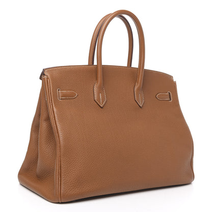 Hermes Togo Birkin 35 Gold 3 of 10