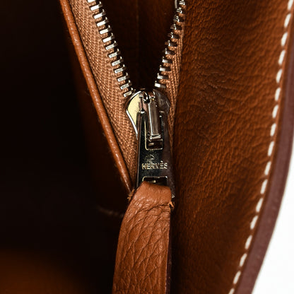 Hermes Taurillon Clemence Jypsiere 28 Gold 19 of 21