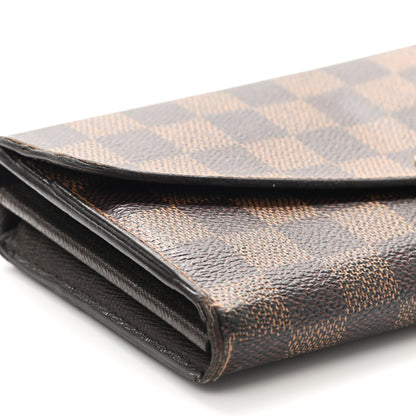 Louis Vuitton Damier Ebene Sarah Wallet NM 10 of 11