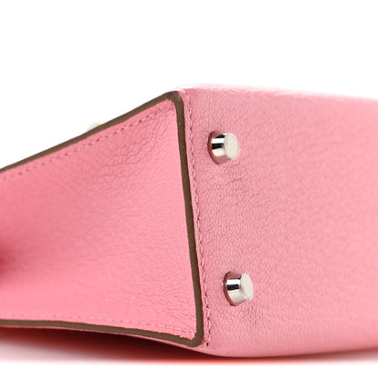 Hermes Chevre Mysore Mini Kelly Sellier 20 Rose Confetti 8 of 10