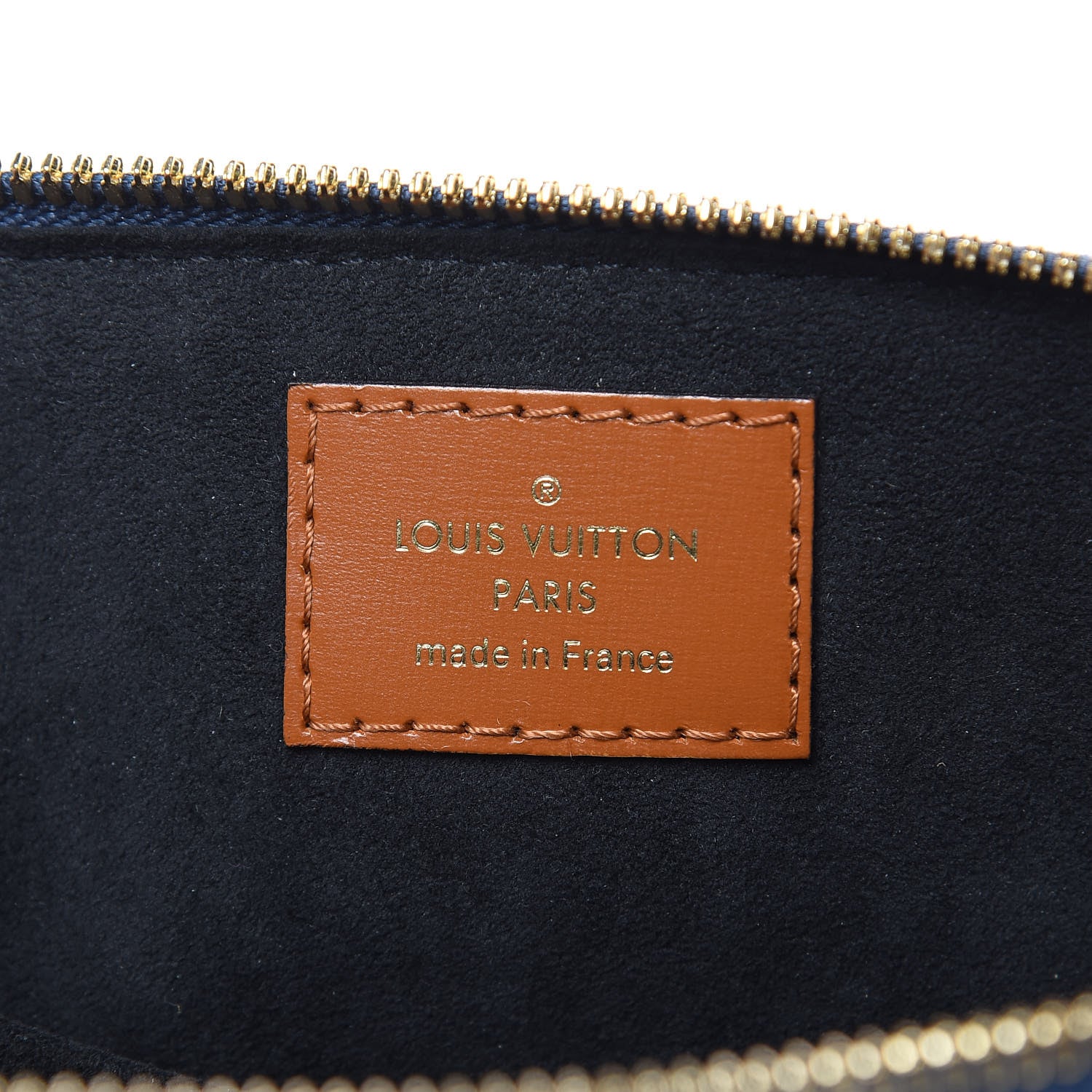 Louis Vuitton Denim Calfskin Reverse Monogram Malletage Alma BB Blue 8 of 8