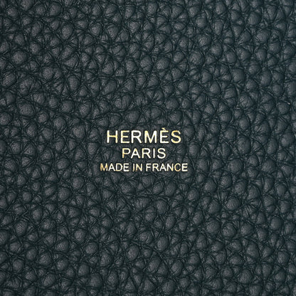 Hermes Taurillon Clemence Picotin Lock 18 PM Vert Cypress 6 of 11