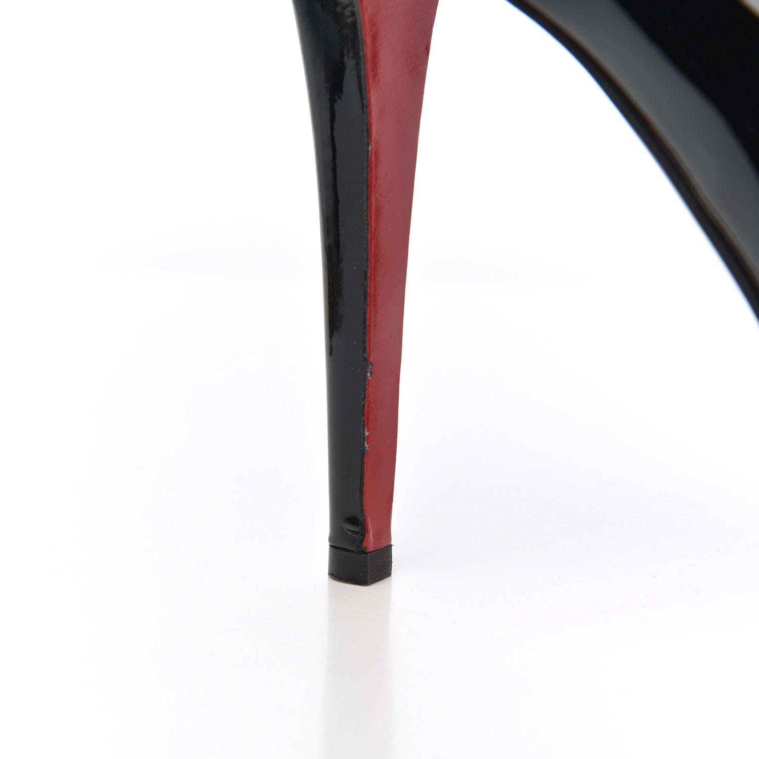 Christian Louboutin Patent Dirditta 130 Platform Pumps 37.5 Black 13 of 17