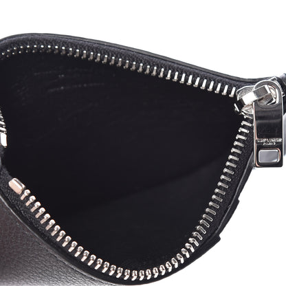 Saint Laurent Grained Calfskin 5 Fragments Zip Pouch Card Holder Black 5 of 7