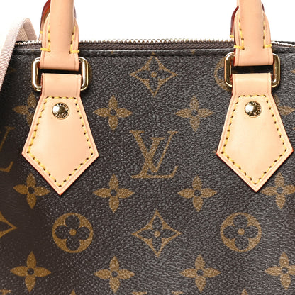 Louis Vuitton Monogram Speedy Bandouliere 20 Beige 7 of 10