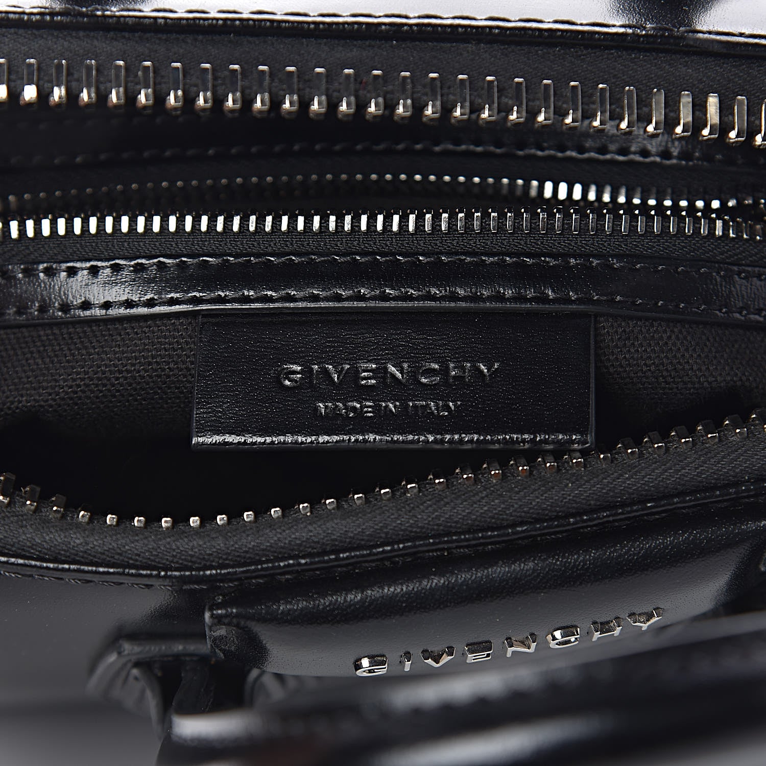 Givenchy Shiny Lord Calfskin Mini Antigona Black 6 of 10