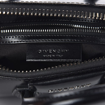 Givenchy Shiny Lord Calfskin Mini Antigona Black 6 of 10
