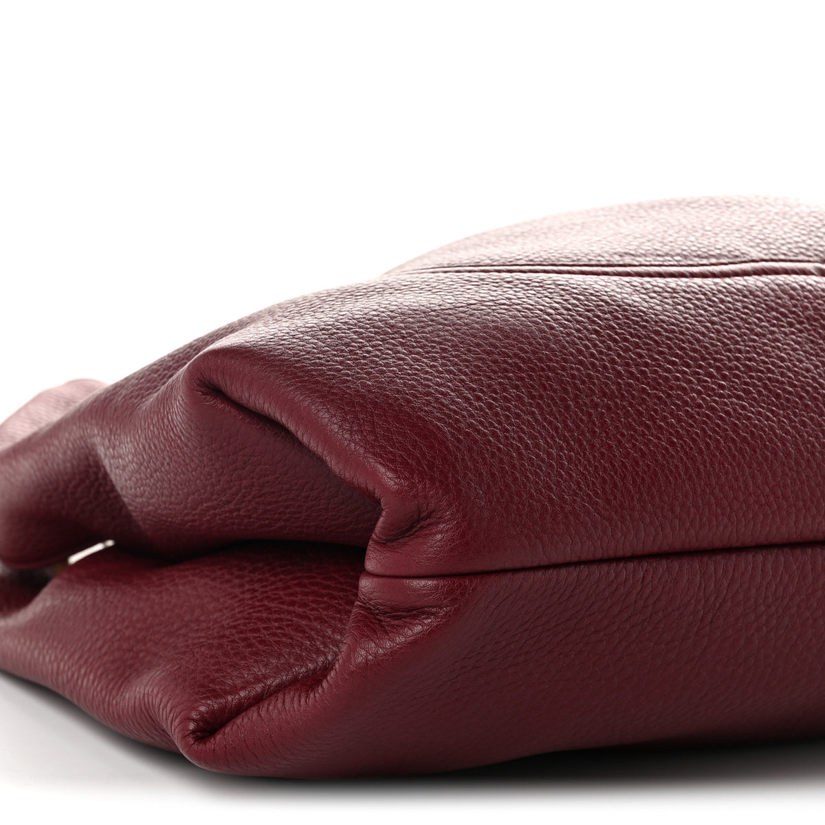 Gucci Grained Calfskin Softbit Maxi Shoulder Bag Rosso 10 of 11