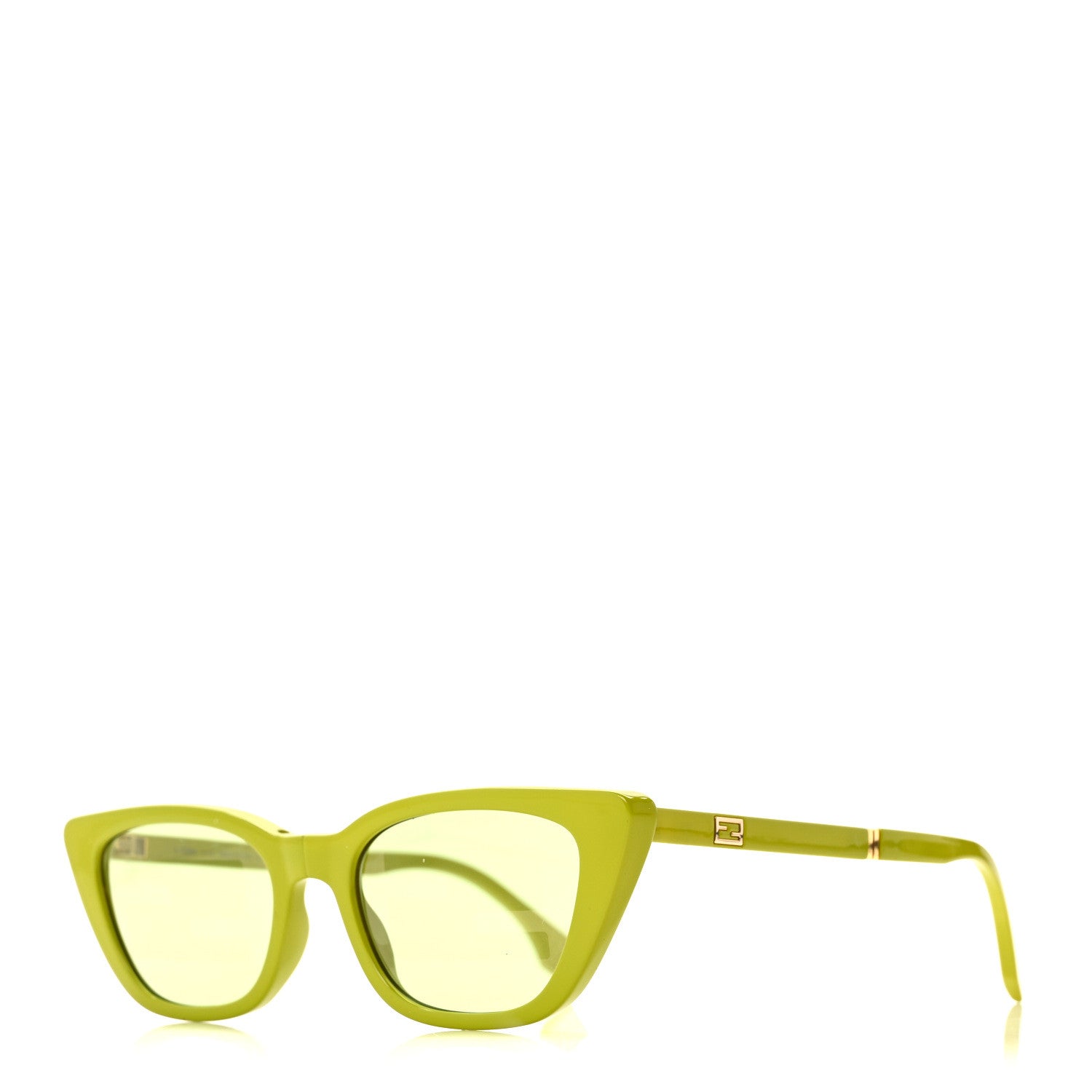 Fendi Acetate Folding Sunglasses FE40089I Wasabi 1 of 7
