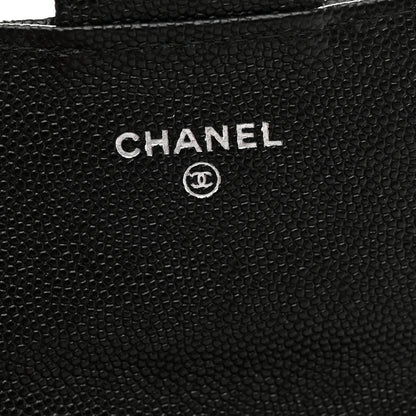 Chanel Caviar Quilted Large Gusset Flap Wallet Black 7 of 7